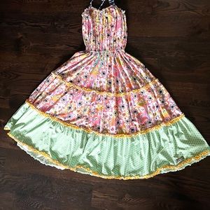 Multi colored Matilda Jane maxi dress. Size 10.